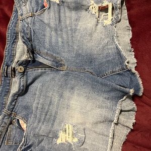 Plus size Jean shorts